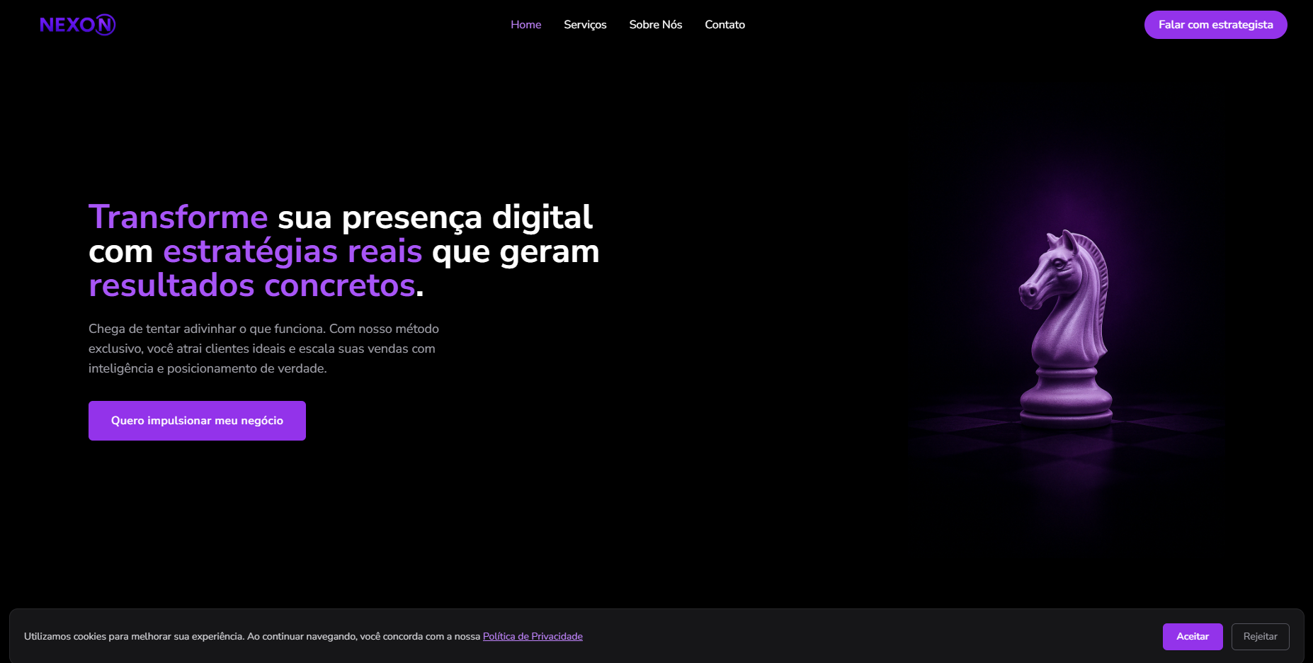 Landing Page Agência de Marketing